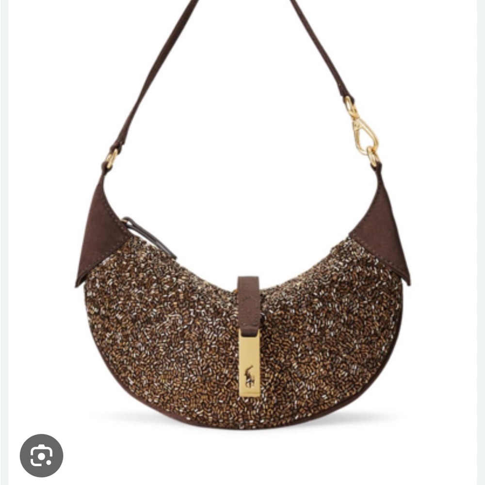 LOOKING FOR - ISO - Ralph Lauren - Polo ID beaded mini Shoulder Bag